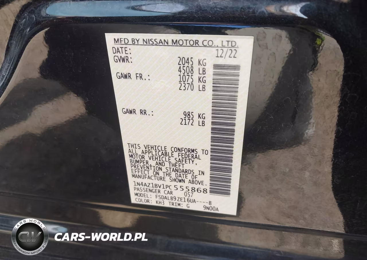 2023 Nissan Leaf S 40 Kwh VIN:1N4AZ1BV1PC555868 - 9