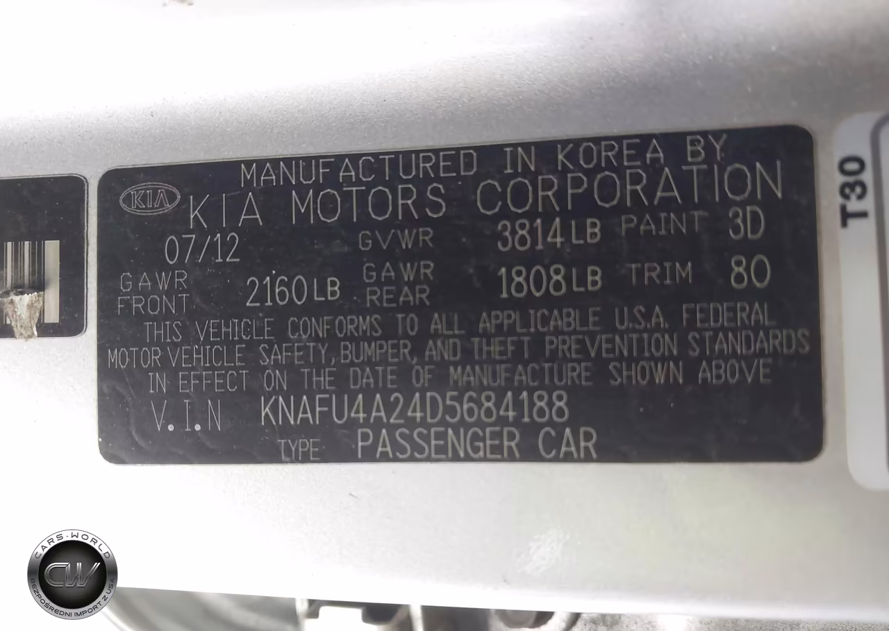 2013 Kia Forte Ex VIN:KNAFU4A24D5684188 - 9