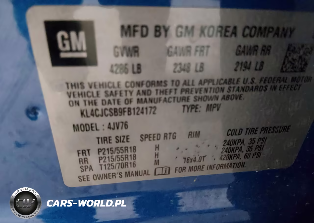 2015 Buick Encore Leather VIN:KL4CJCSB9FB124172 - 9