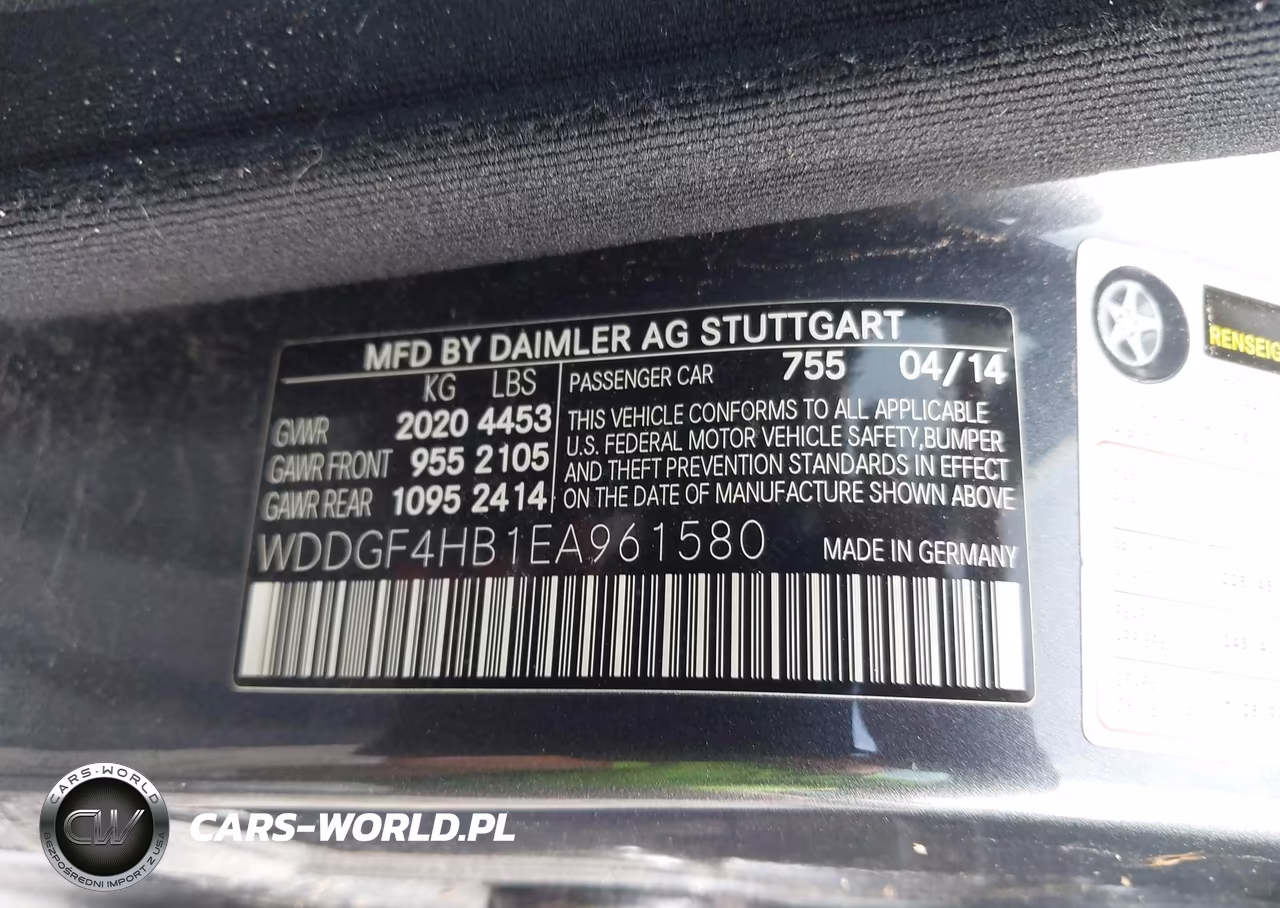 2014 Mercedes-Benz C 250 Sport VIN:WDDGF4HB1EA961580 - 9
