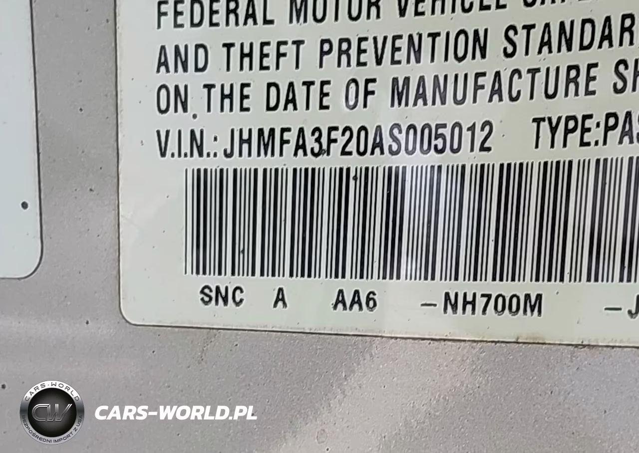 2010 Honda Civic Hybrid VIN:JHMFA3F20AS005012 - 9