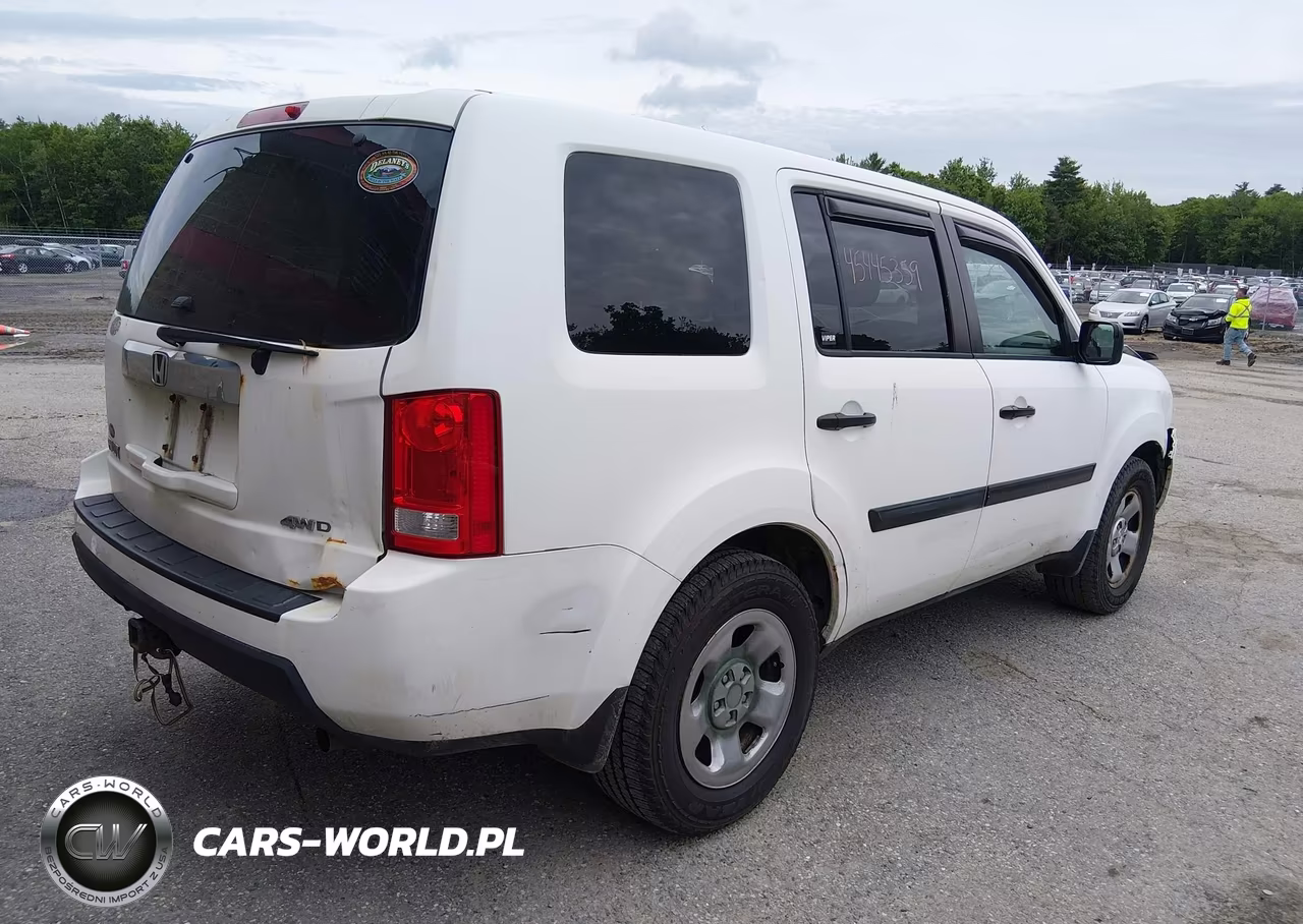 2011 Honda Pilot Lx VIN:5FNYF4H25BB077577 - 4