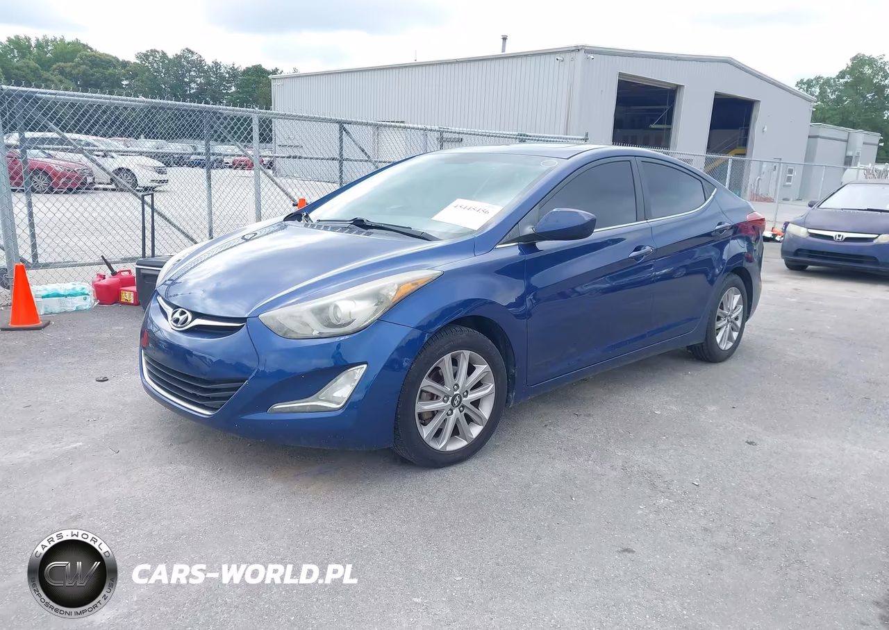2015 Hyundai Elantra Se VIN:5NPDH4AE1FH629354 - 2