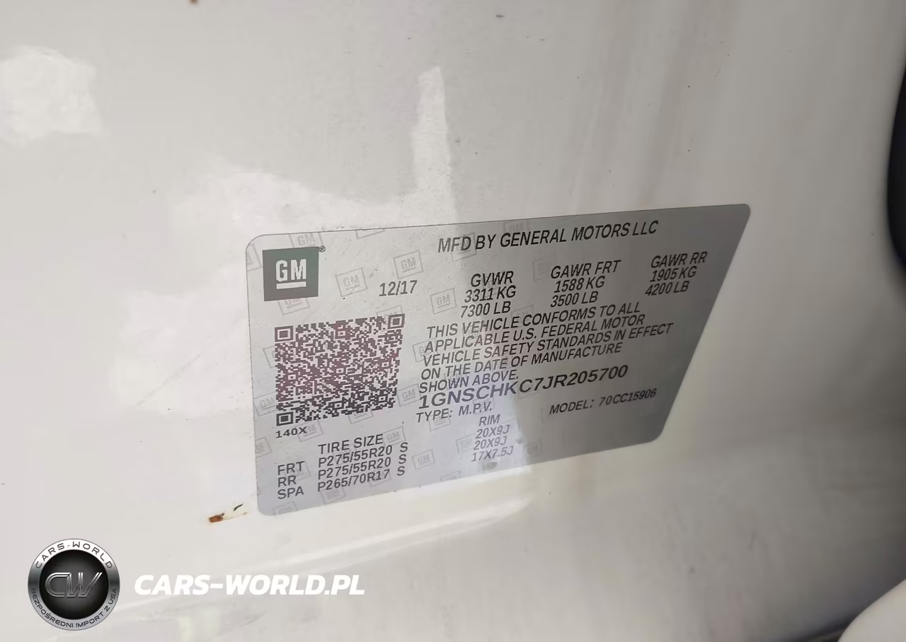 2018 Chevrolet Suburban Lt VIN:1GNSCHKC7JR205700 - 9
