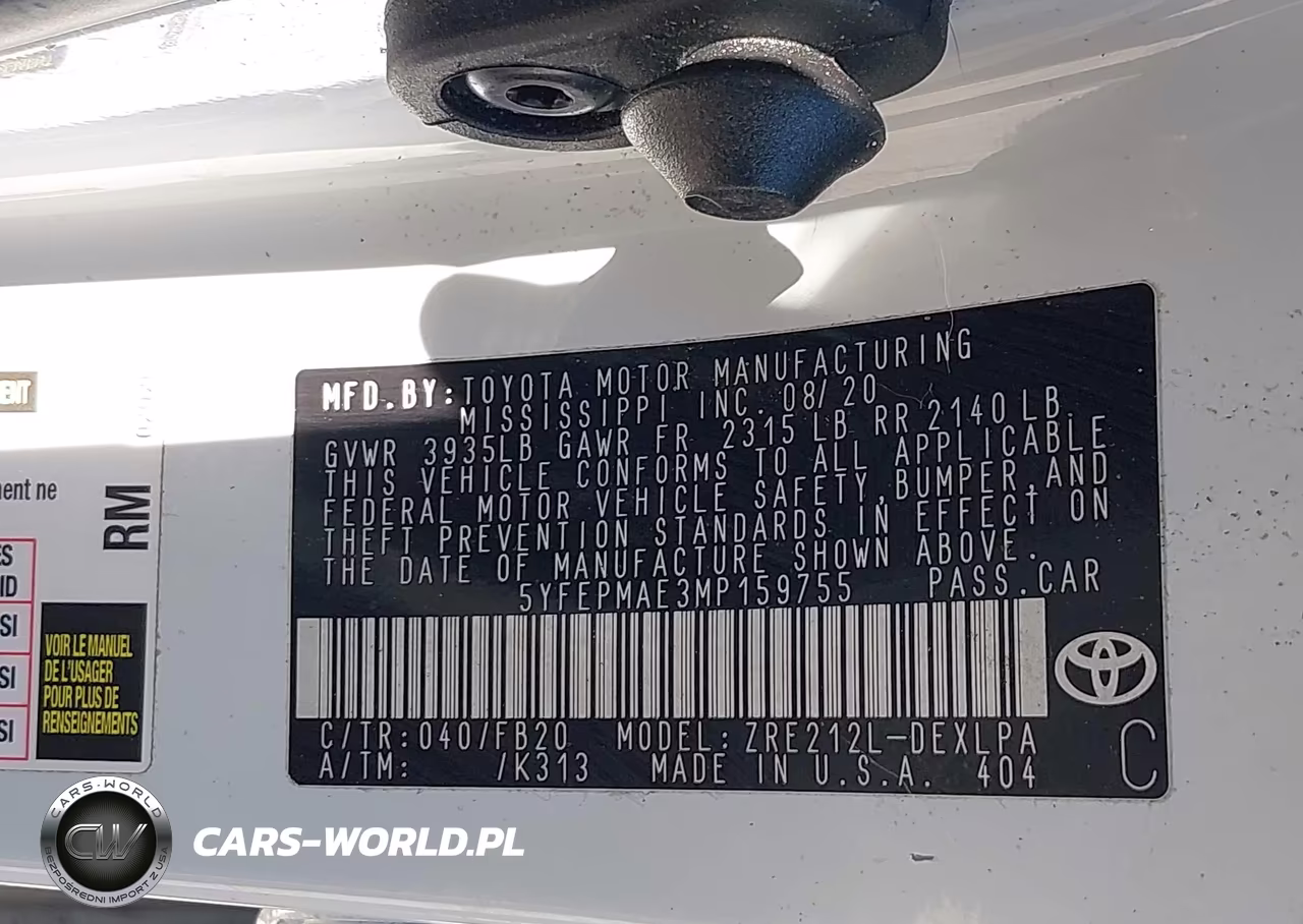 2021 Toyota Corolla Le VIN:5YFEPMAE3MP159755 - 9