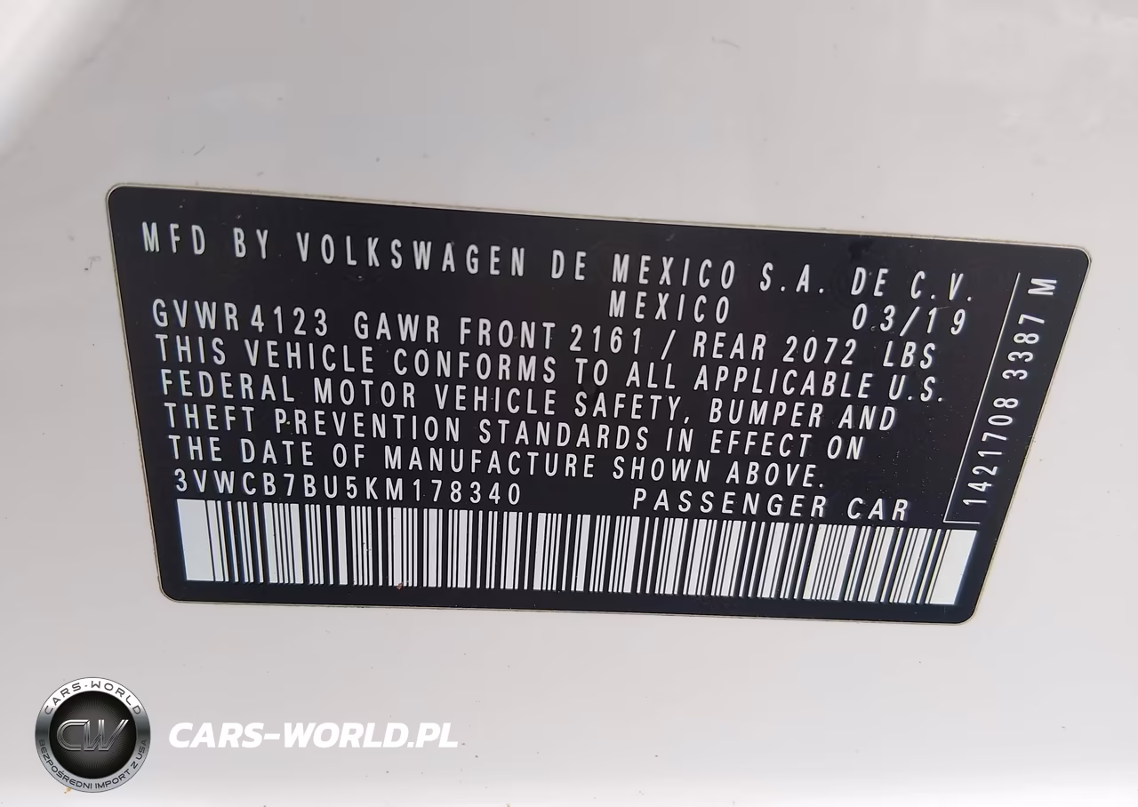 2019 Volkswagen Jetta 1.4T R-Line-1.4T S-1.4T Se VIN:3VWCB7BU5KM178340 - 9