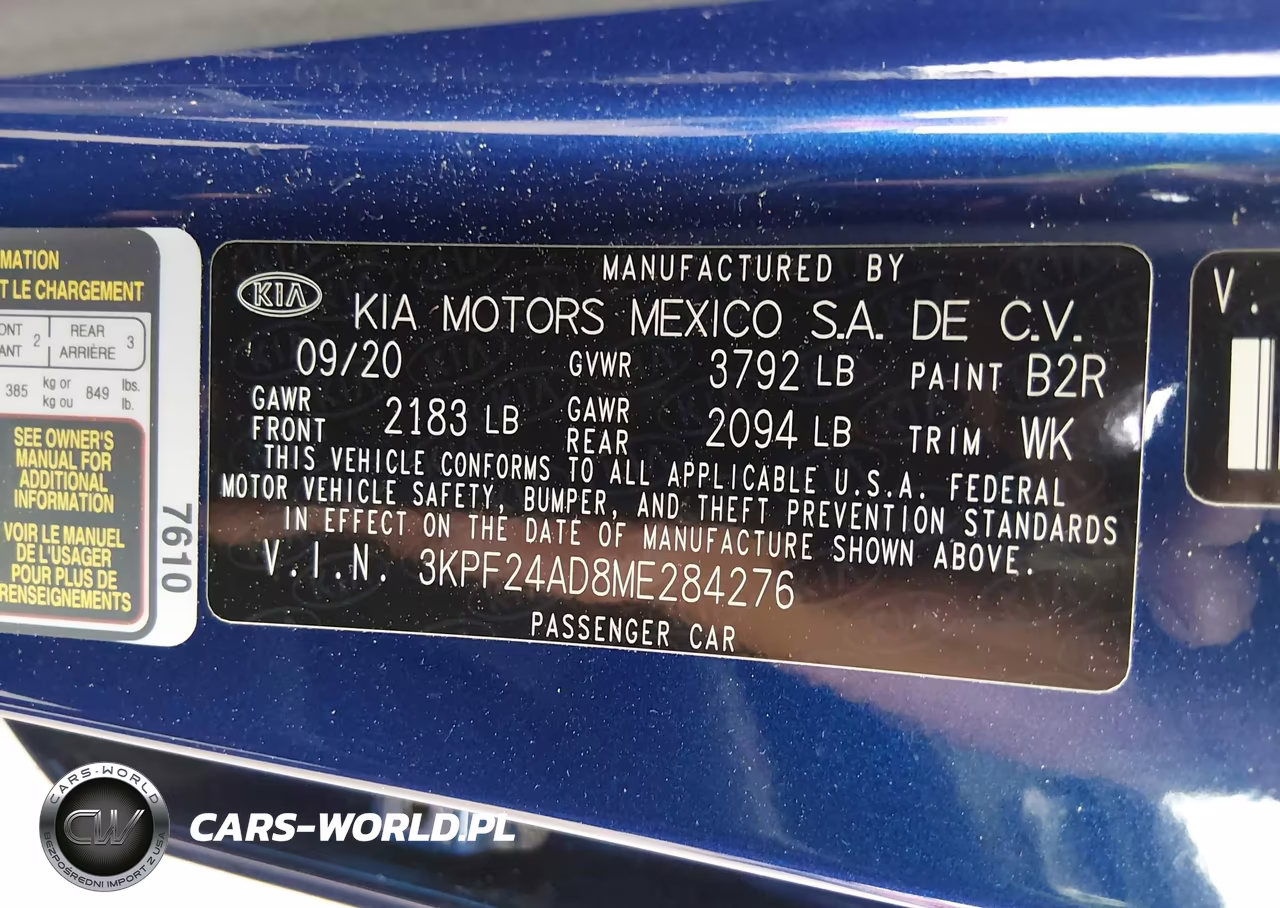 2021 Kia Forte Lxs VIN:3KPF24AD8ME284276 - 9