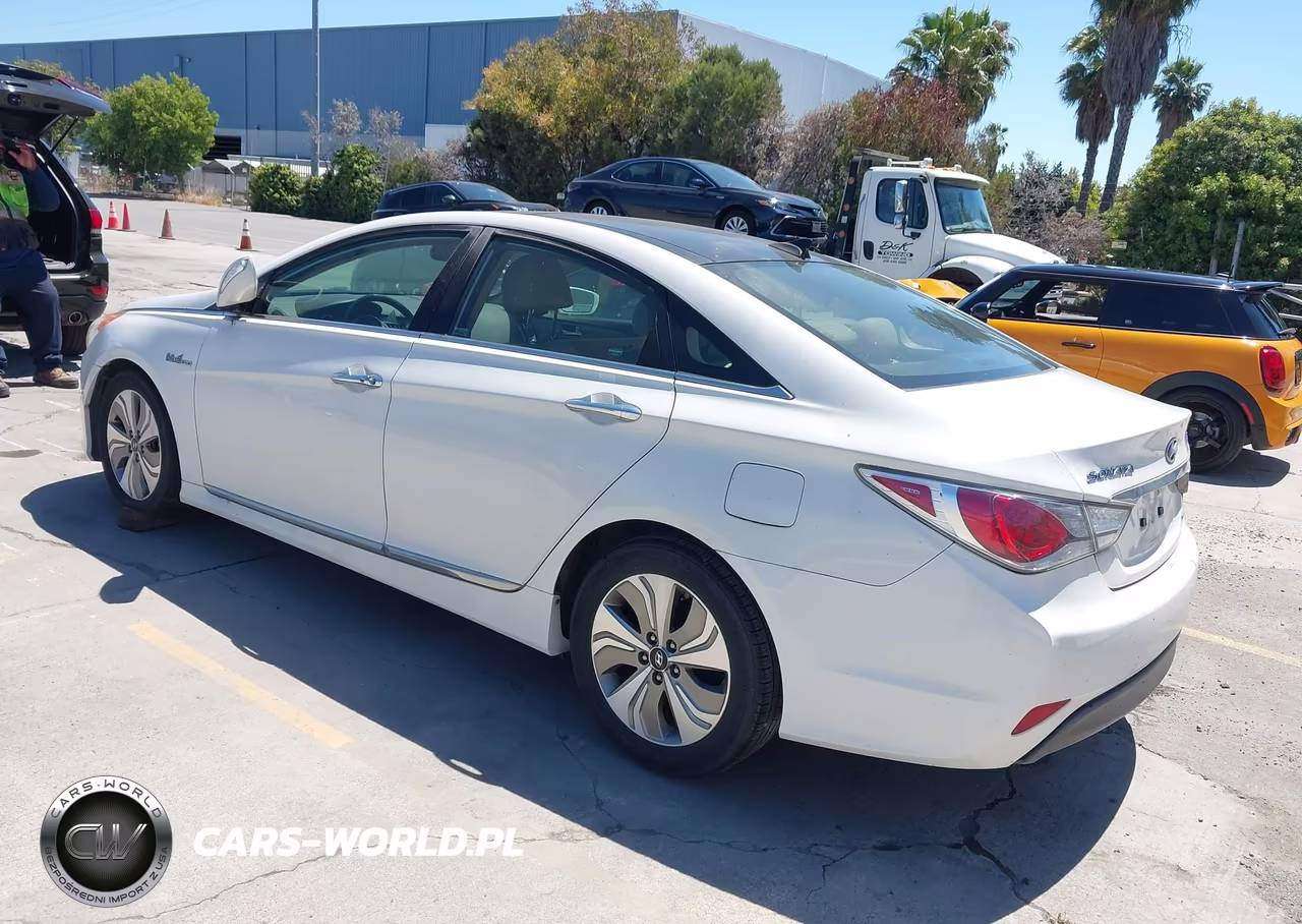 2013 Hyundai Sonata Hybrid Limited VIN:KMHEC4A46DA051343 - 3