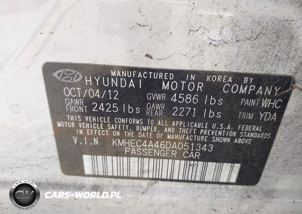 2013 Hyundai Sonata Hybrid Limited VIN:KMHEC4A46DA051343 - 9
