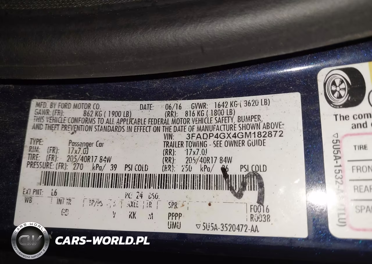 2016 Ford Fiesta St VIN:3FADP4GX4GM182872 - 9