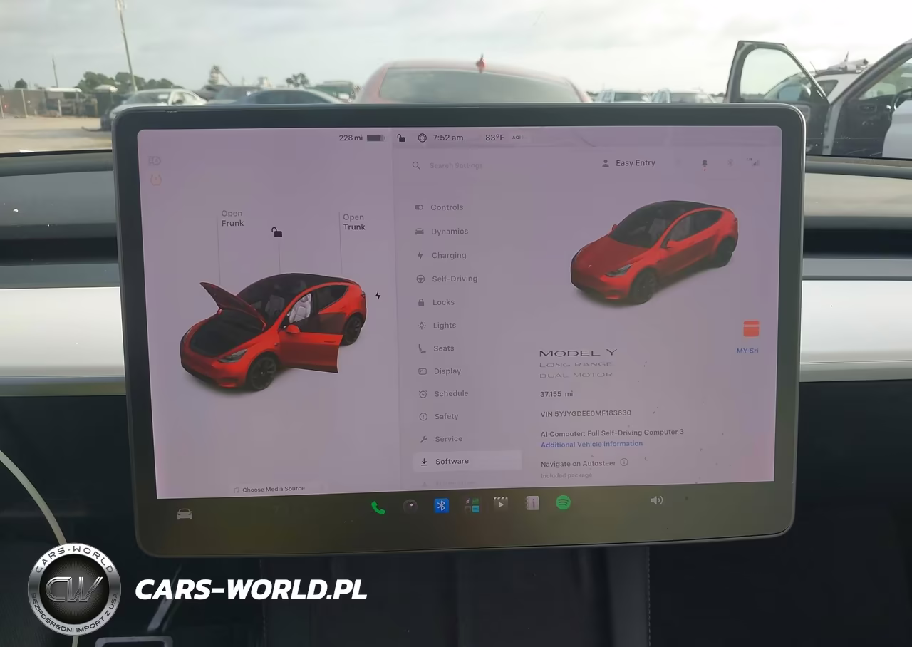 2021 Tesla Model Y Long Range Dual Motor All-Wheel Drive VIN:5YJYGDEE0MF183630 - 18
