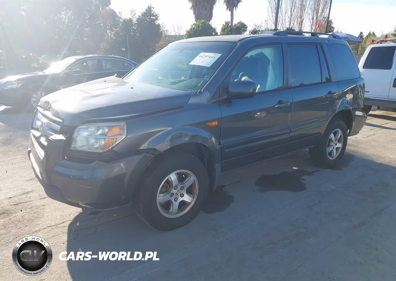 2006 Honda Pilot Ex-L VIN:2HKYF18796H552651 - 2