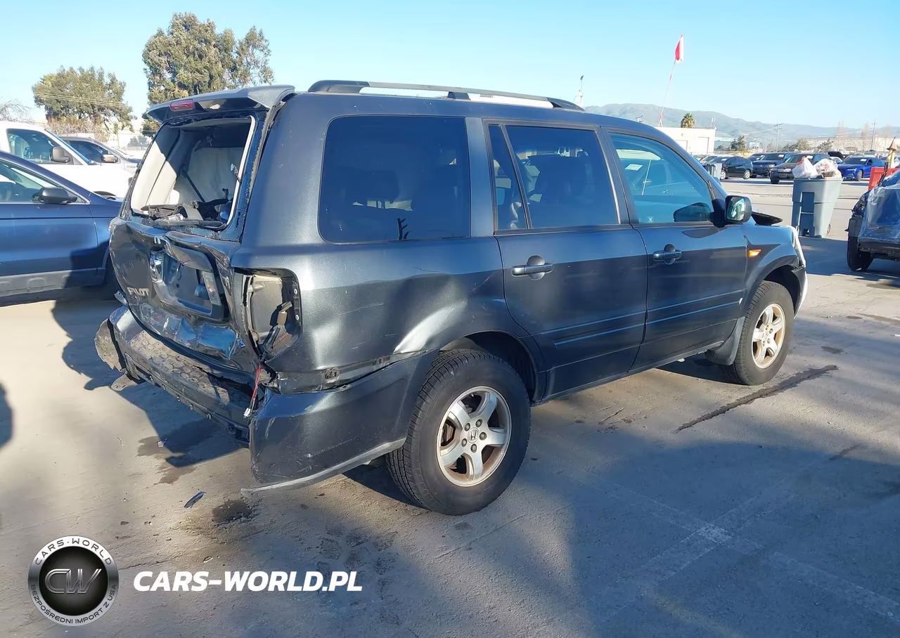 2006 Honda Pilot Ex-L VIN:2HKYF18796H552651 - 4