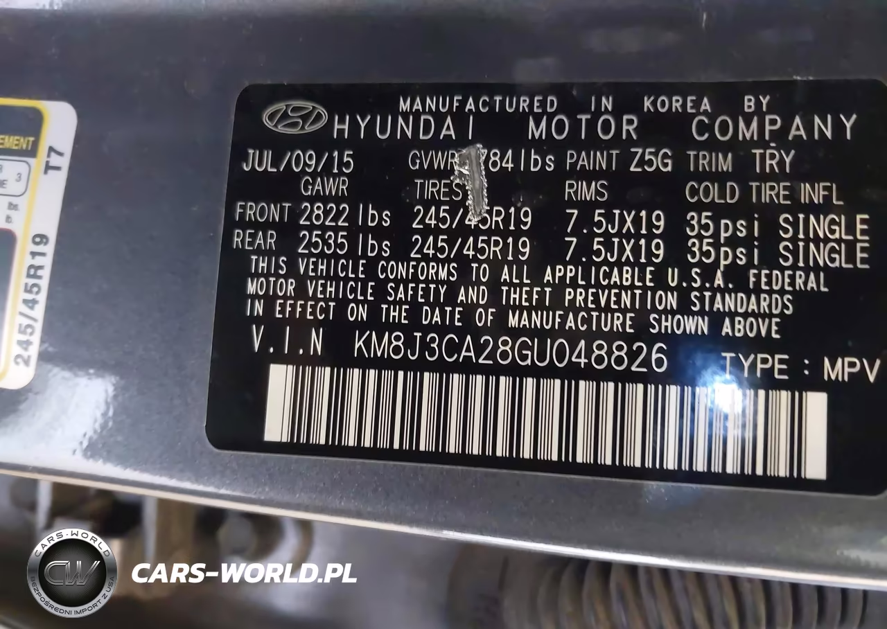 2016 Hyundai Tucson Limited VIN:KM8J3CA28GU048826 - 9