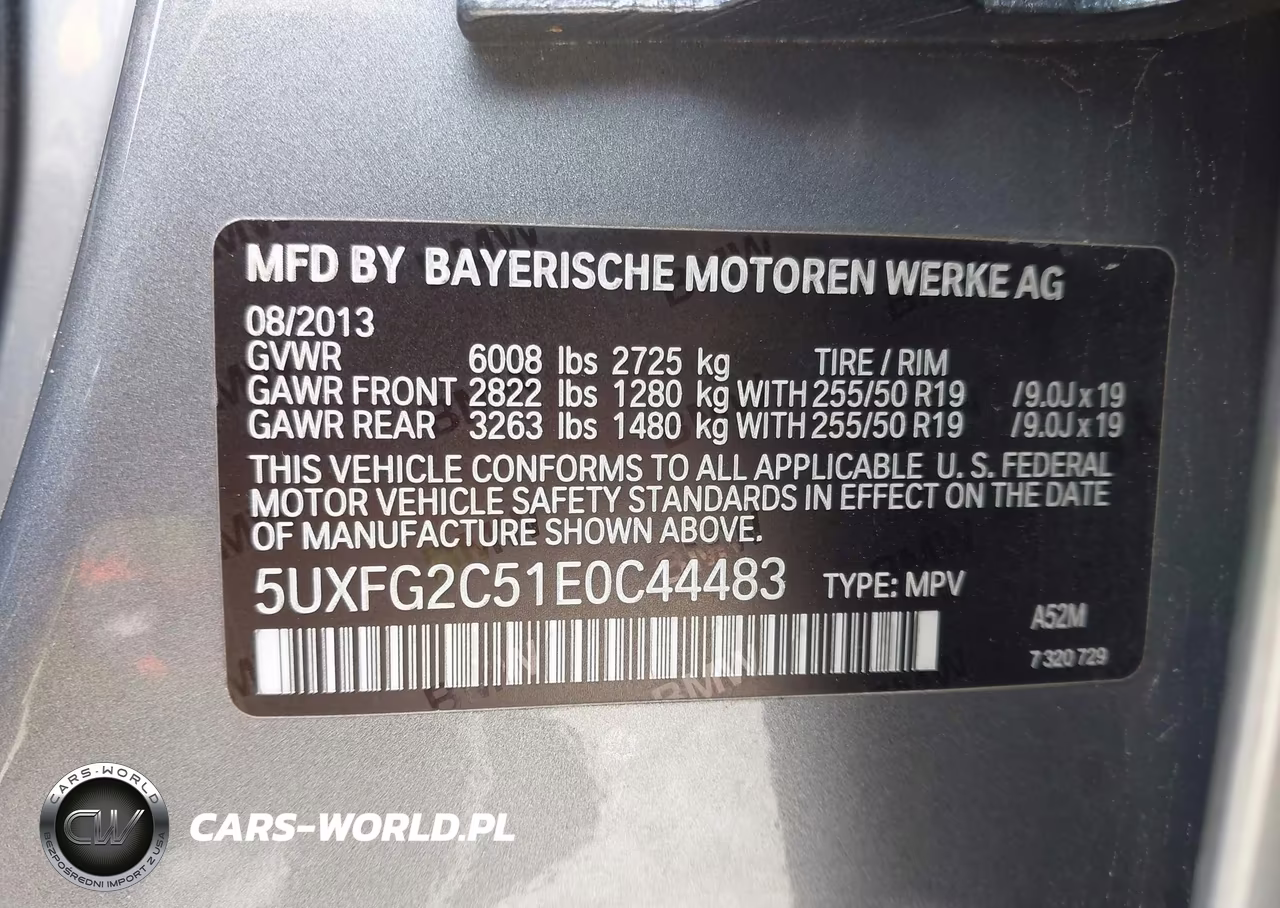2014 BMW X6 xDrive35I VIN:5UXFG2C51E0C44483 - 9