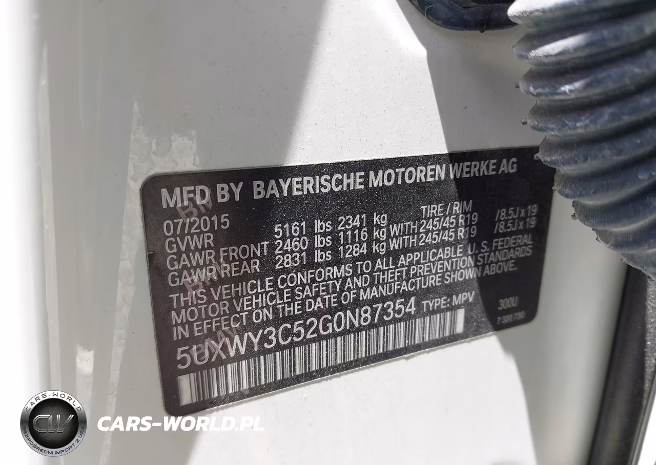 2016 BMW X3 xDrive28D VIN:5UXWY3C52G0N87354 - 9