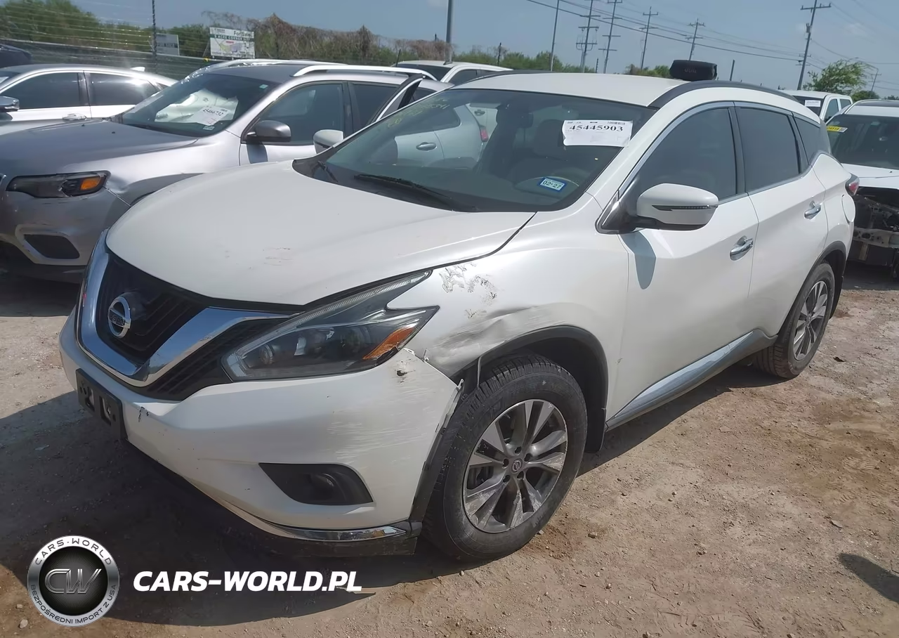 2018 Nissan Murano Sv VIN:5N1AZ2MG9JN181161 - 2