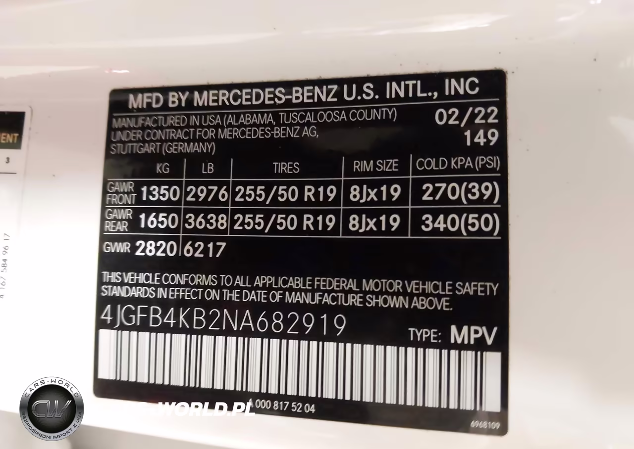 2022 Mercedes-Benz Gle 350 4Matic VIN:4JGFB4KB2NA682919 - 9