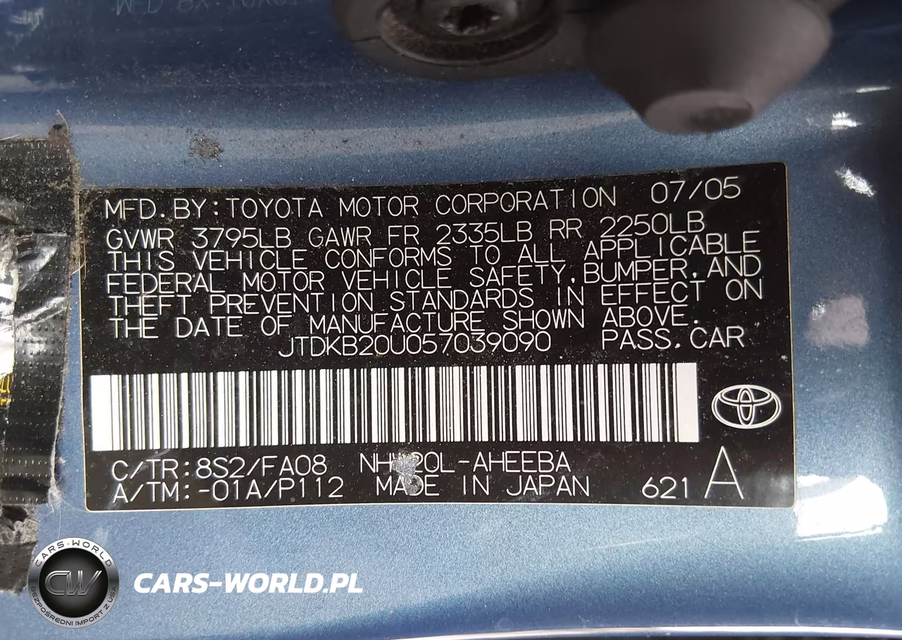 2005 Toyota Prius VIN:JTDKB20U057039090 - 9