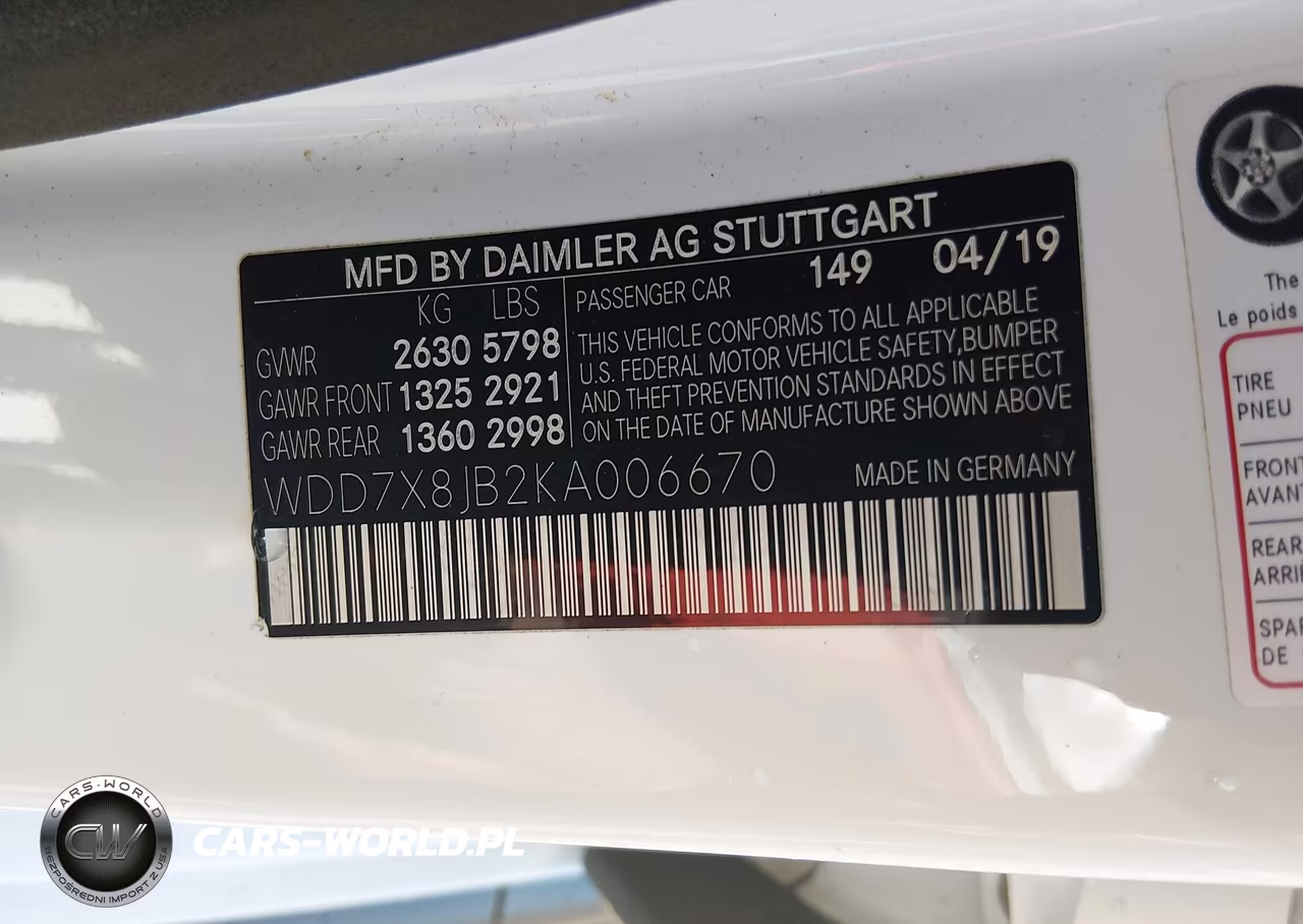 2019 Mercedes-Benz Amg Gt 63 4-Door Coupe VIN:WDD7X8JB2KA006670 - 9