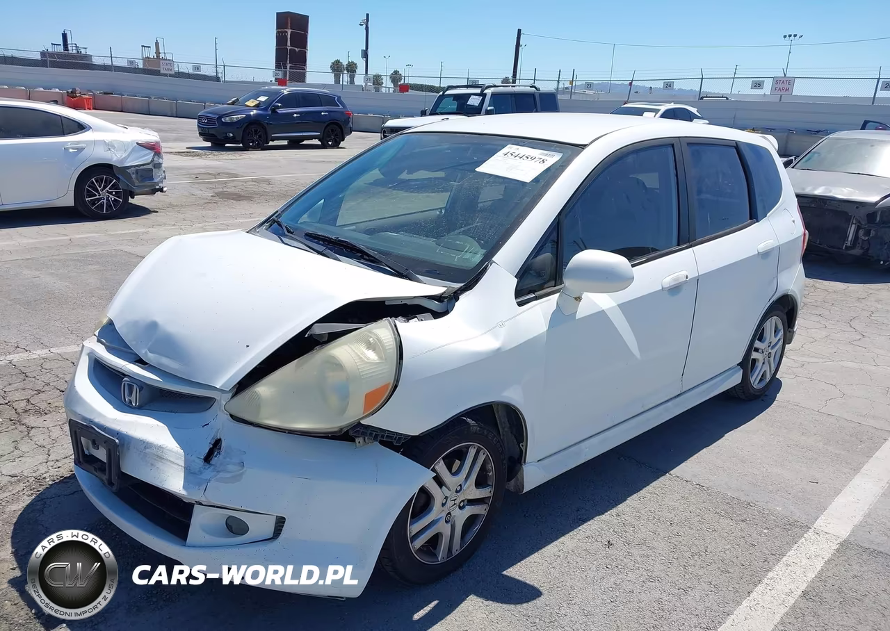 2007 Honda Fit Sport VIN:JHMGD38677S046290 - 2