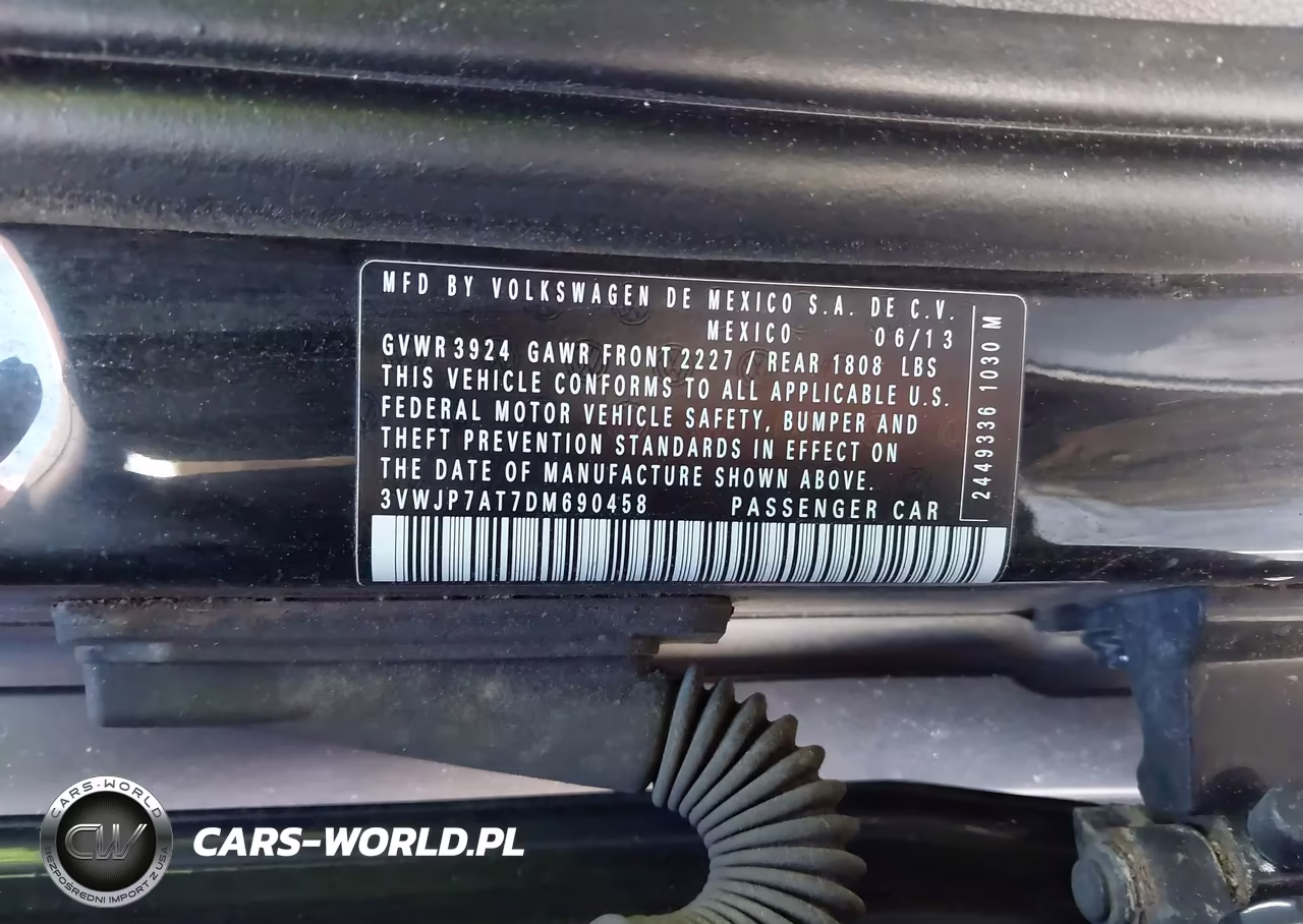 2013 Volkswagen Beetle 2.5L-2.5L Fender Edition VIN:3VWJP7AT7DM690458 - 9