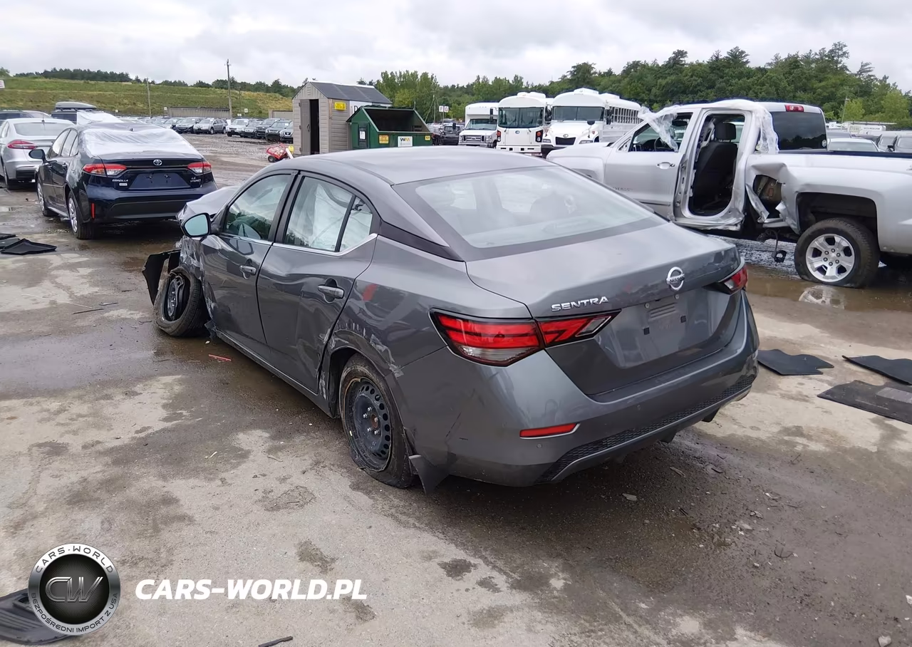 2021 Nissan Sentra S Xtronic Cvt VIN:3N1AB8BV1MY271878 - 3