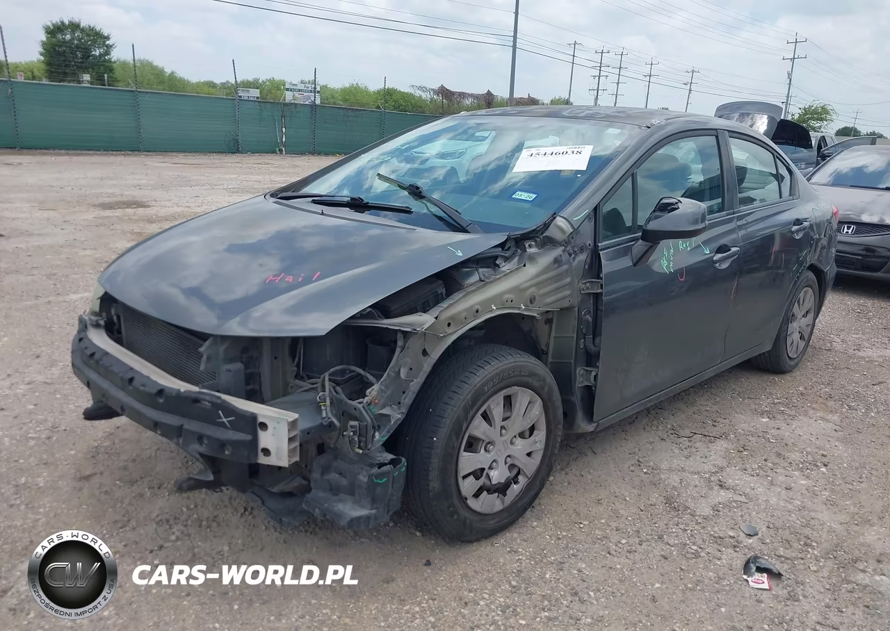 2012 Honda Civic Lx VIN:2HGFB2F54CH560706 - 2