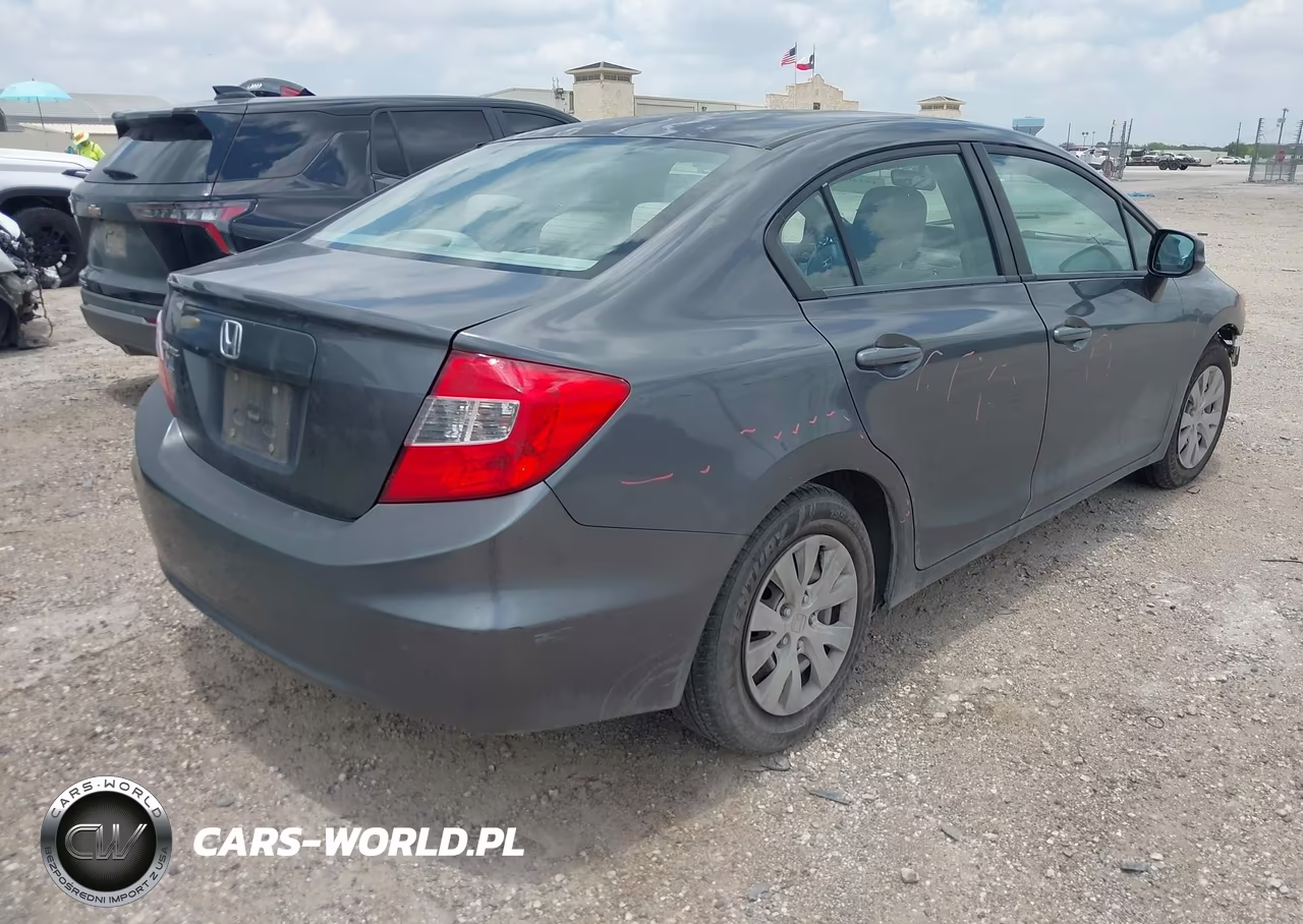 2012 Honda Civic Lx VIN:2HGFB2F54CH560706 - 4