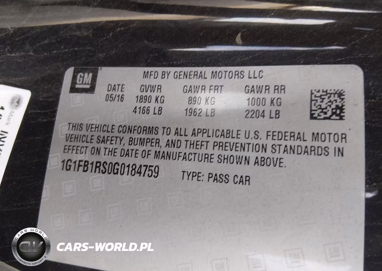 2016 Chevrolet Camaro 1Lt VIN:1G1FB1RS0G0184759 - 9