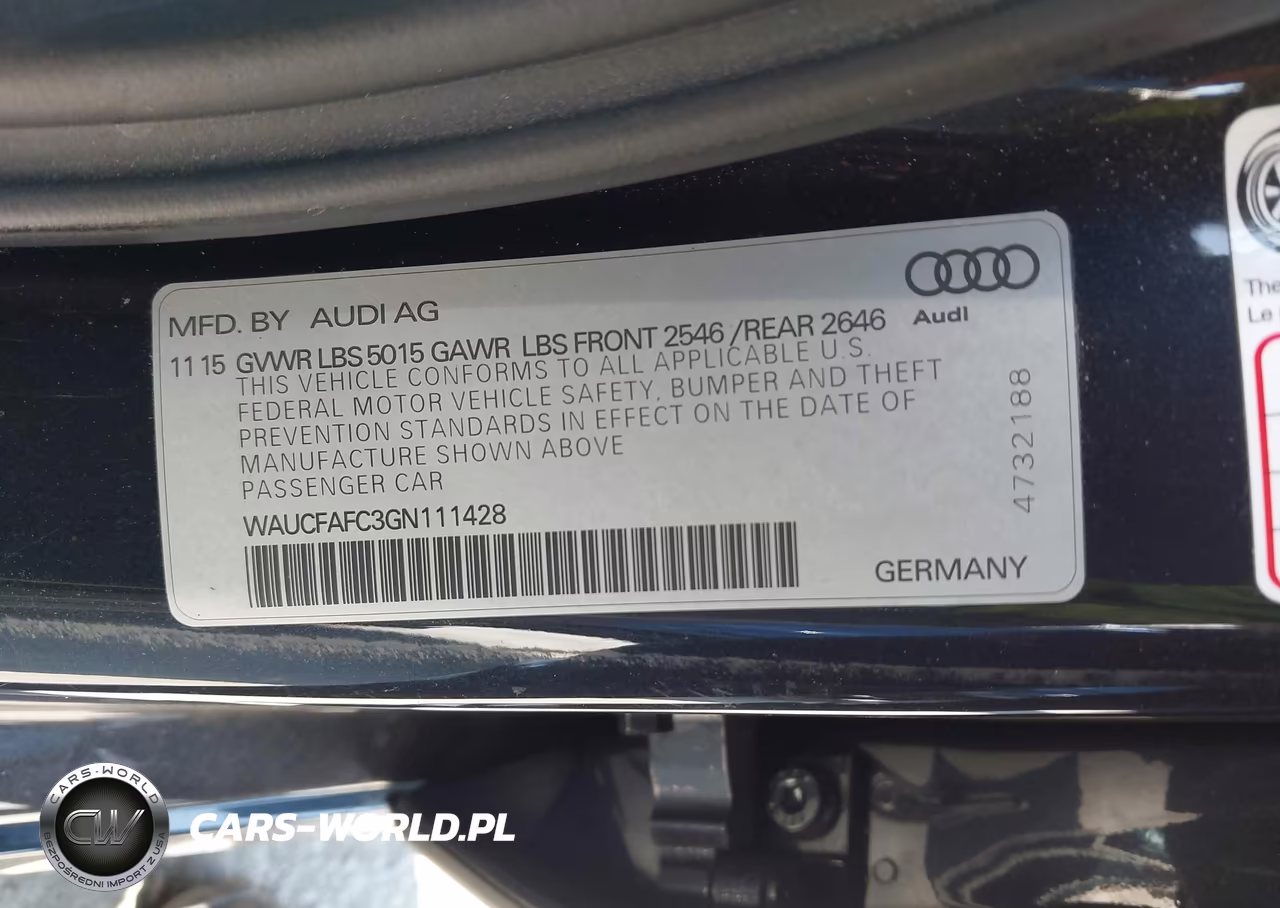 2016 Audi A6 2.0T Premium VIN:WAUCFAFC3GN111428 - 9