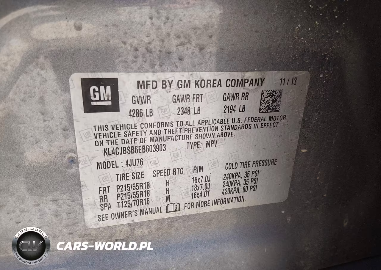 2014 Buick Encore Convenience VIN:KL4CJBSB6EB603903 - 9
