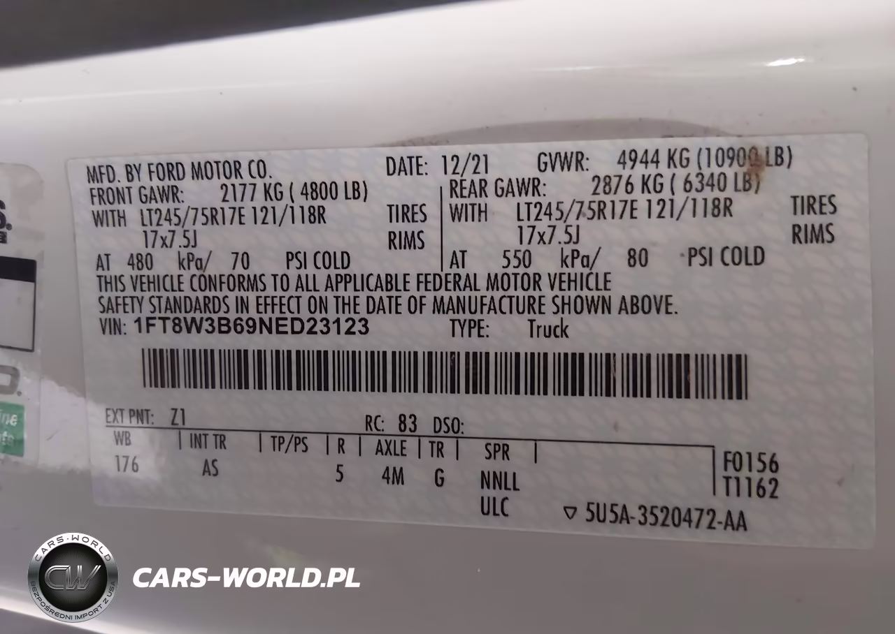 2022 Ford F-350 King Ranch-Lariat-Platinum-Xl-Xlt VIN:1FT8W3B69NED23123 - 9