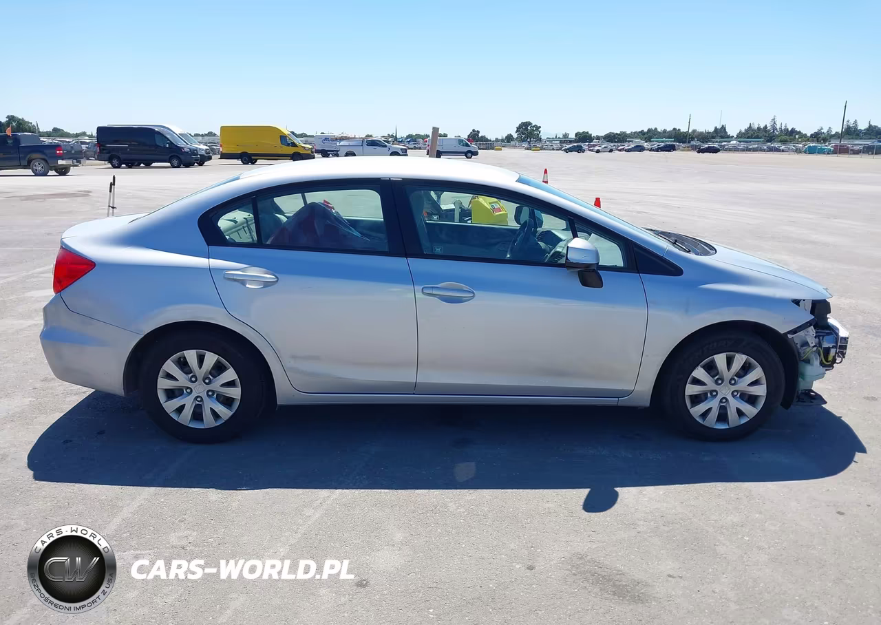 2012 Honda Civic Lx VIN:2HGFB2F52CH583384 - 14