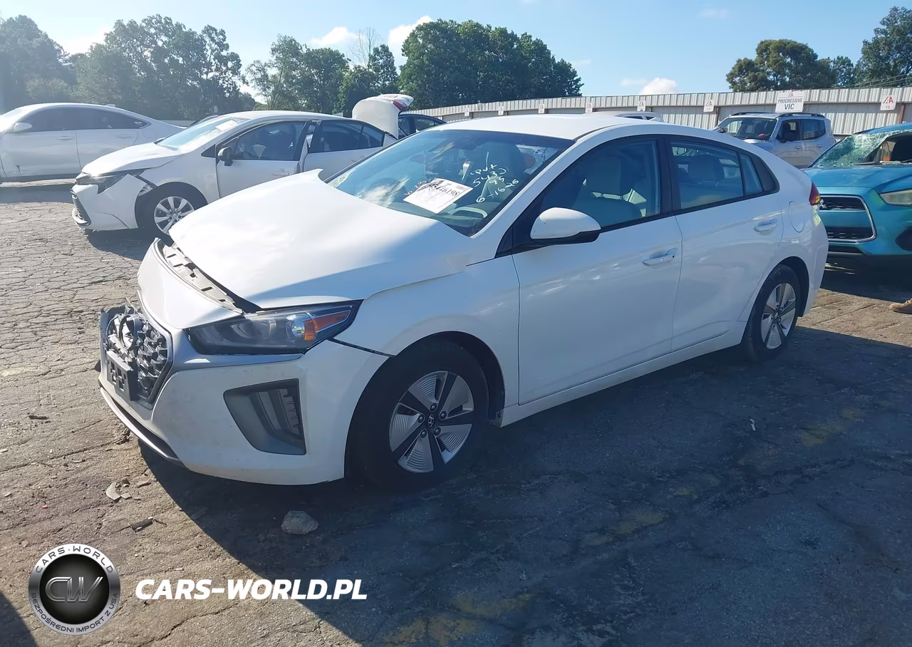 2021 Hyundai Ioniq Hybrid Blue VIN:KMHC65LC1MU245432 - 2