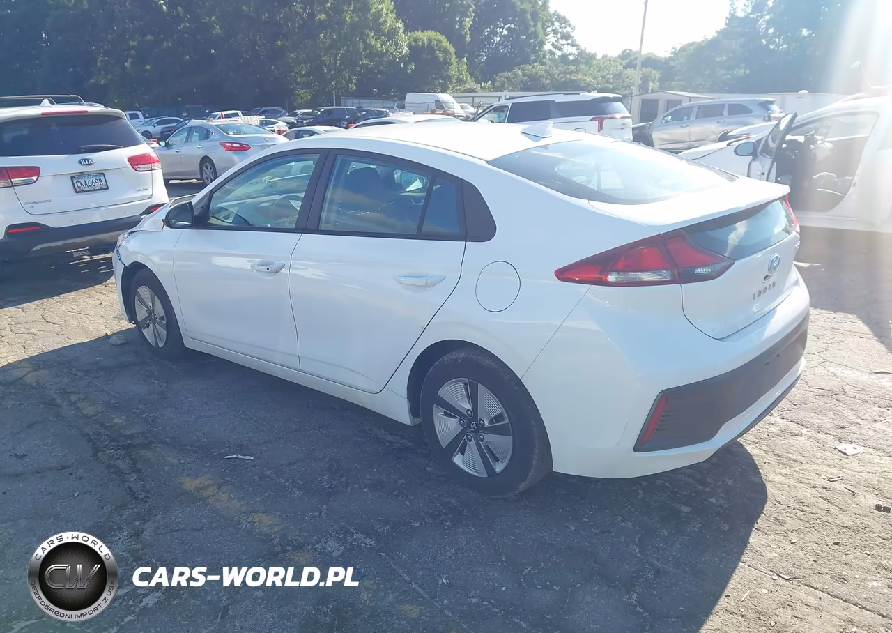 2021 Hyundai Ioniq Hybrid Blue VIN:KMHC65LC1MU245432 - 3