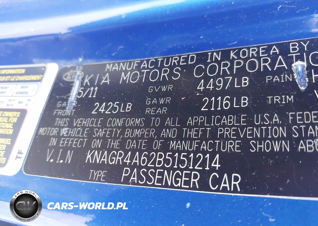 2011 Kia Optima Sx VIN:KNAGR4A62B5151214 - 9