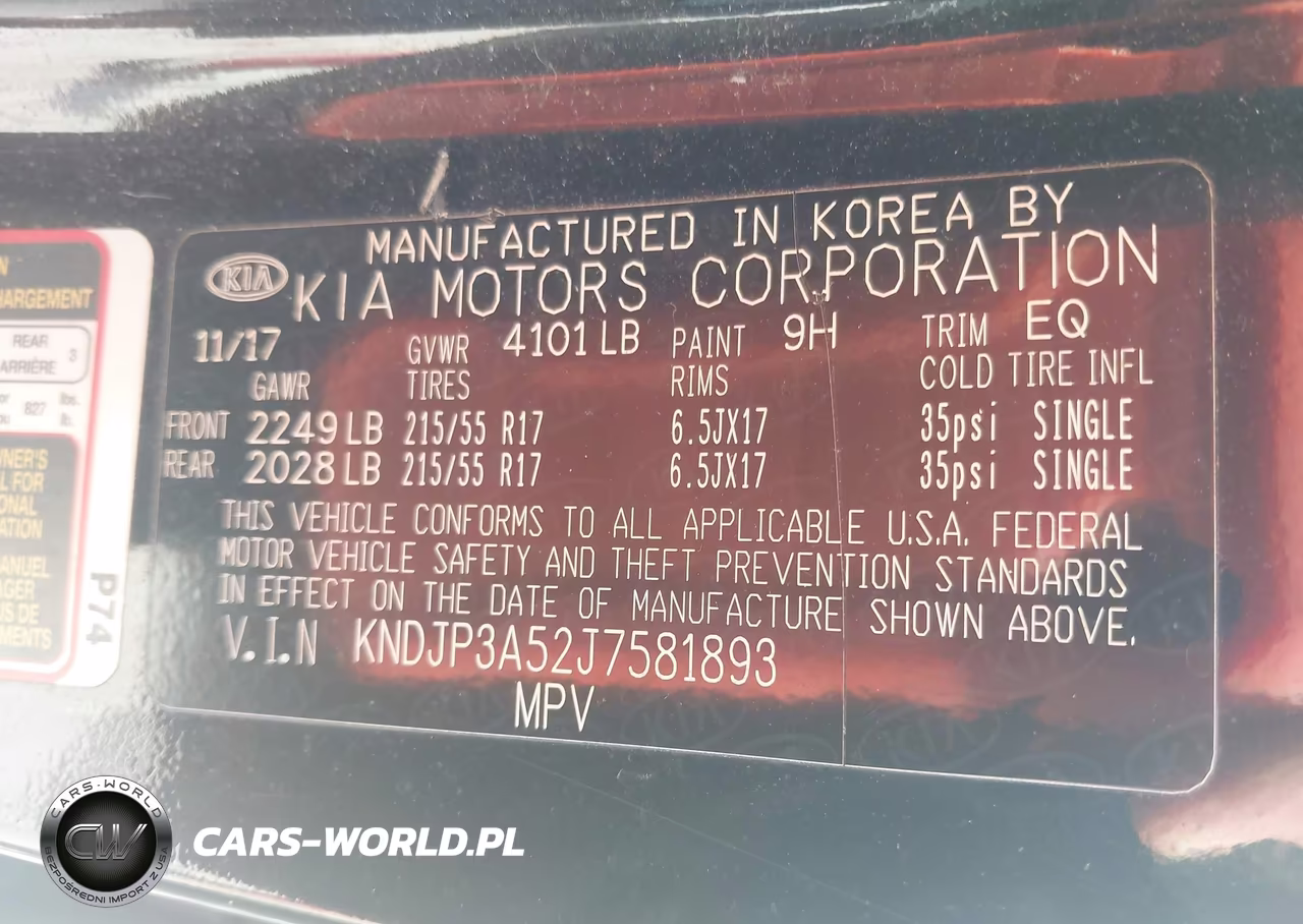 2018 Kia Soul + VIN:KNDJP3A52J7581893 - 9