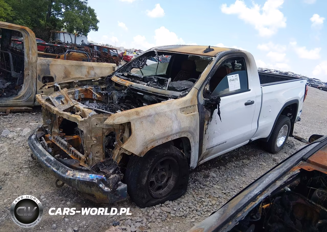 2024 GMC Sierra 1500 4Wd Standard Box Pro VIN:3GTNUAEK6RG362854 - 2