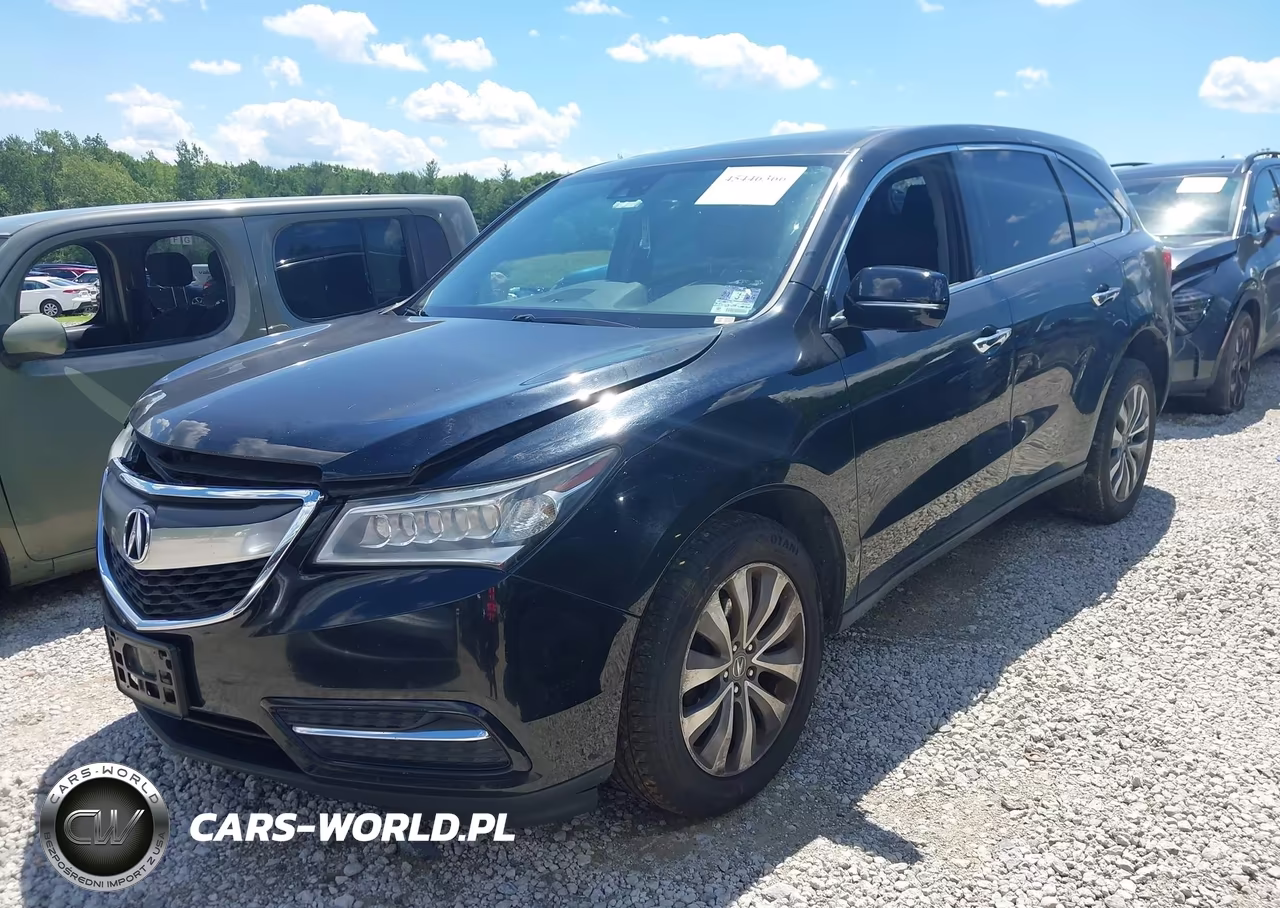 2014 Acura Mdx Technology Package VIN:5FRYD4H49EB006487 - 2