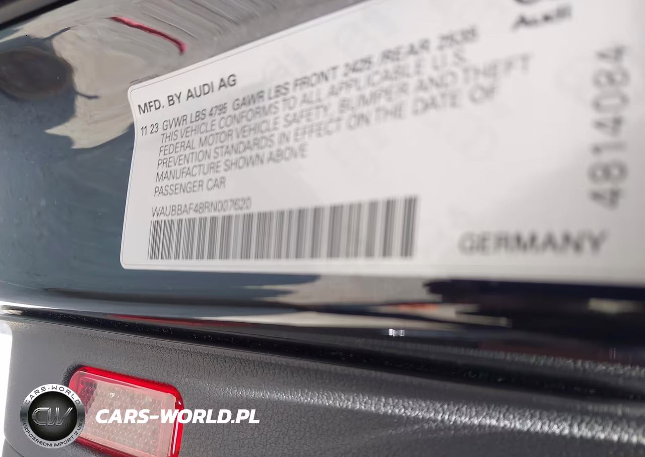 2024 Audi A4 Premium Plus 40 Tfsi Quattro S Tronic VIN:WAUBBAF48RN007620 - 9