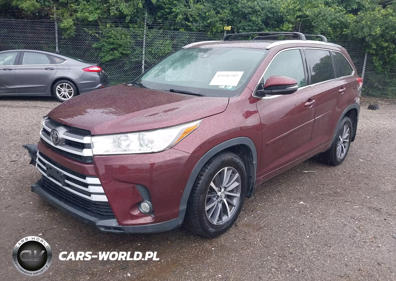 2017 Toyota Highlander Xle VIN:5TDJZRFH5HS375581 - 2