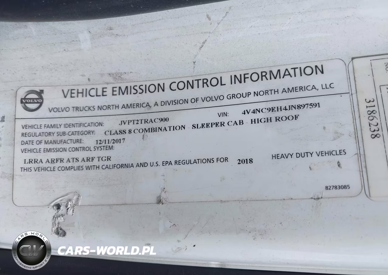 2018 Volvo Vnl VIN:4V4NC9EH4JN897591 - 9