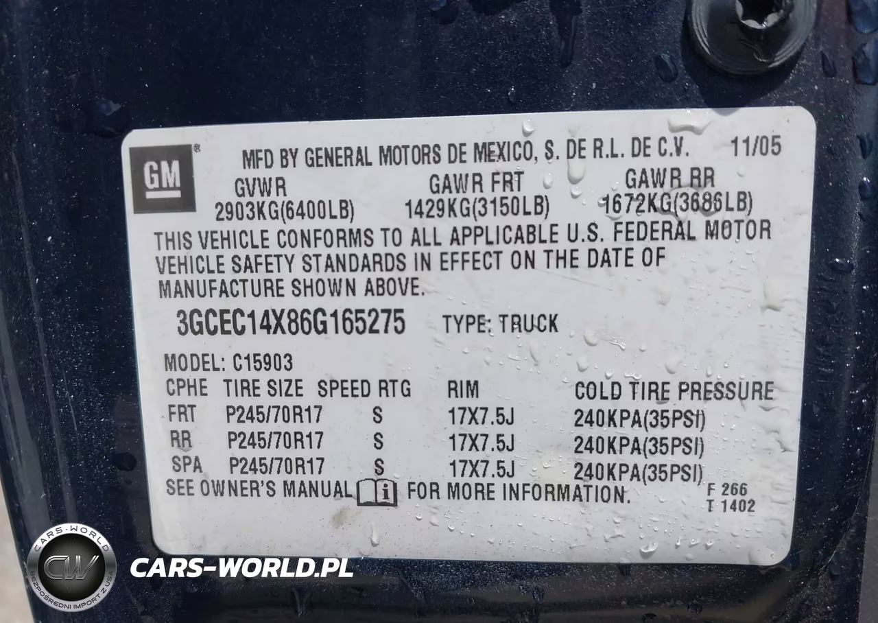2006 Chevrolet Silverado 1500 Work Truck VIN:3GCEC14X86G165275 - 9
