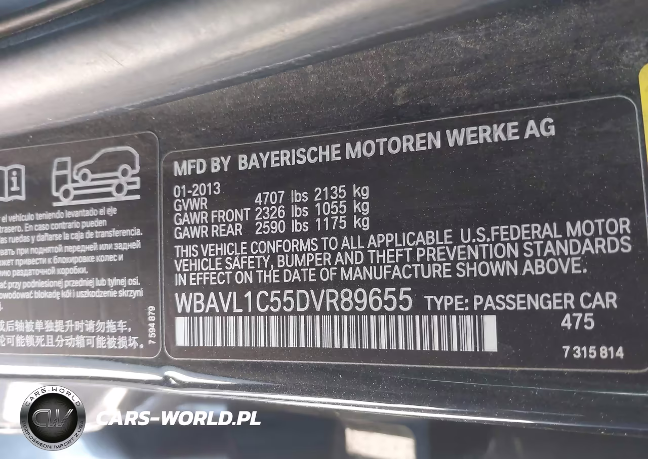 2013 BMW X1 xDrive28I VIN:WBAVL1C55DVR89655 - 9