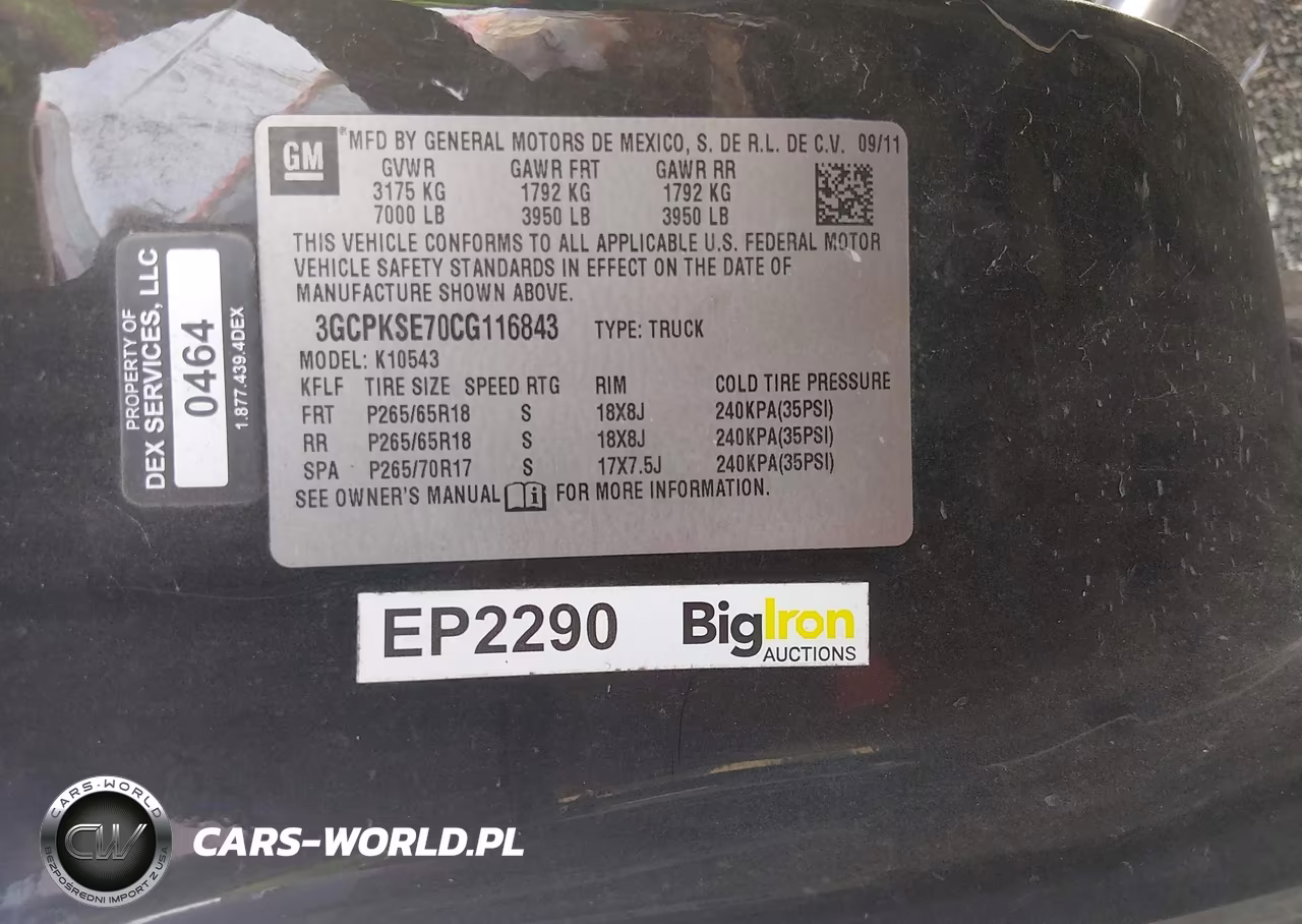 2012 Chevrolet Silverado 1500 Lt VIN:3GCPKSE70CG116843 - 9