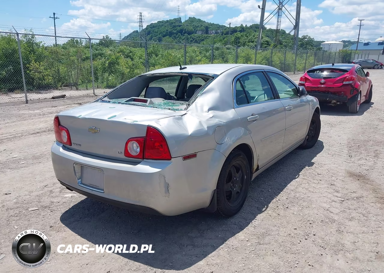 2008 Chevrolet Malibu Ls W-1Ls VIN:1G1ZG57B38F238479 - 4