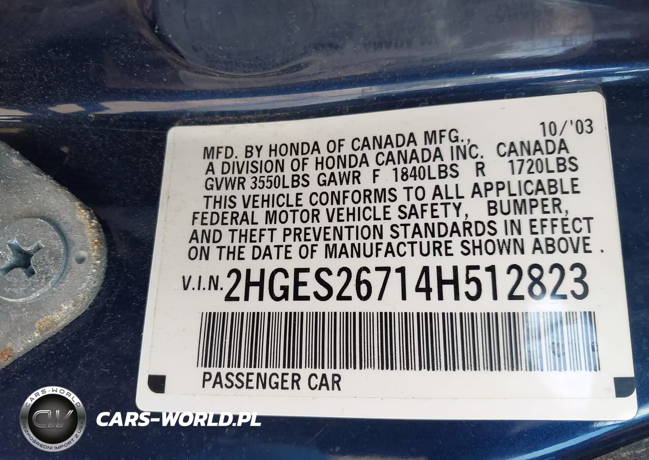2004 Honda Civic Ex VIN:2HGES26714H512823 - 9