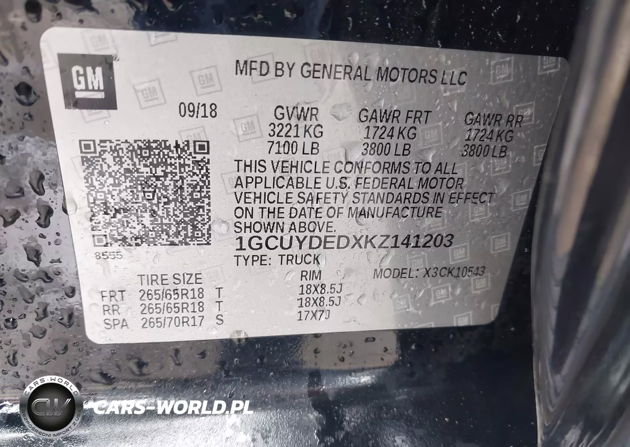 2019 Chevrolet Silverado 1500 Lt VIN:1GCUYDEDXKZ141203 - 9