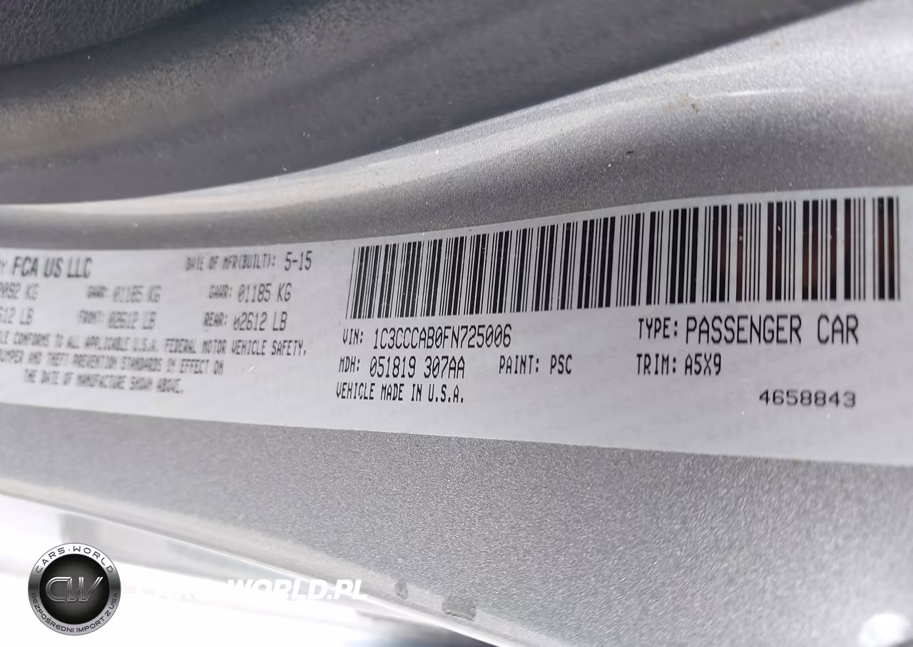 2015 Chrysler 200 Limited VIN:1C3CCCAB0FN725006 - 9